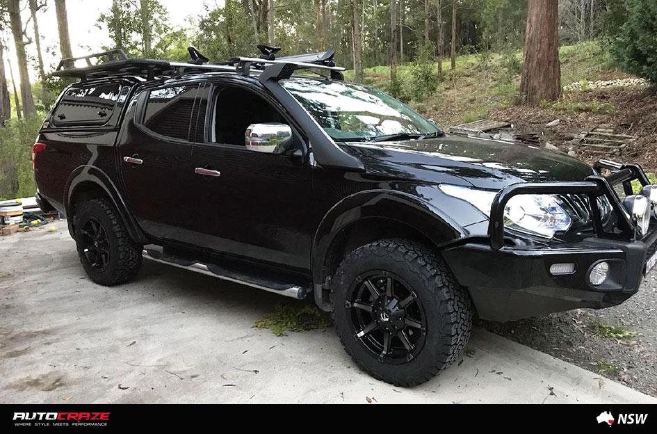 MITSUBISHI TRITON COUPLER BLACK MACHINED WITH DARK TINT